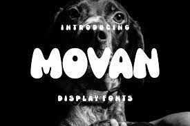 Пример шрифта Movan #1
